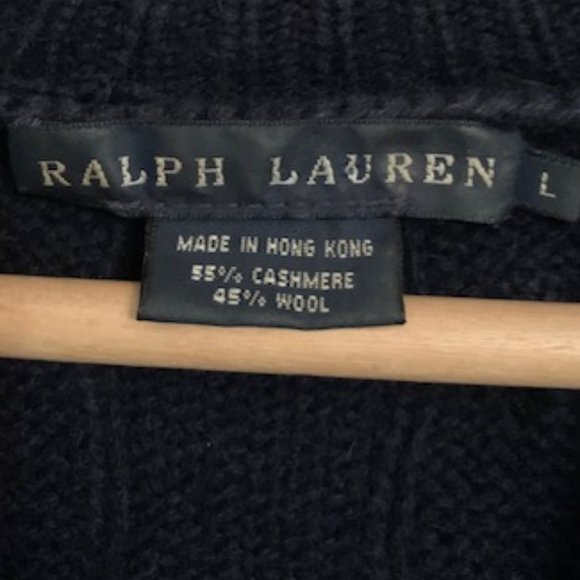 Ralph Lauren Shawl Collar Cashmere Cardigan. - Picture 1 of 6